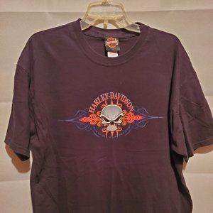 Harley Davidson of Columbia Tennessee Store Shirt, Men's Black XL T-shirt